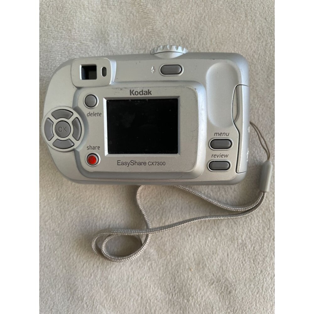 Kodak EasyShare CX7300 3.2 MP Digital Camera With Strap - Silver - Picture 2 of 5